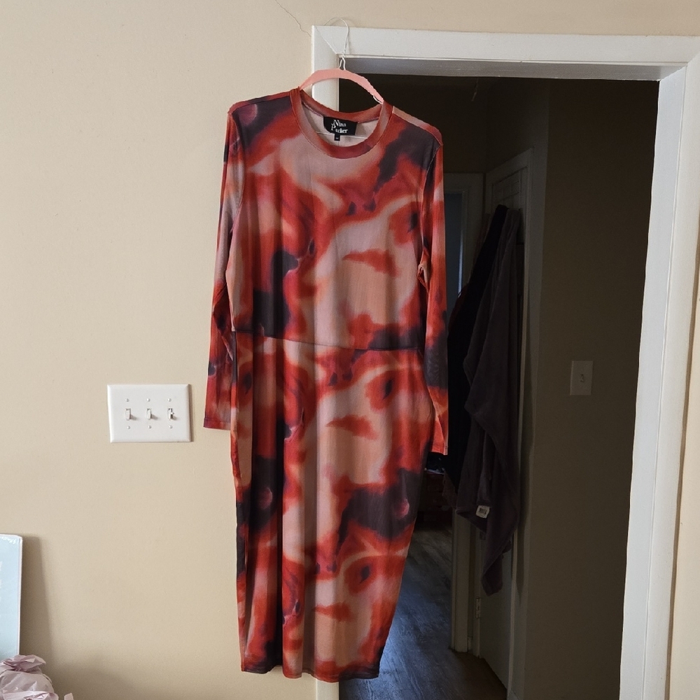 NWT Nina Parker x Macy's Long Sleeve Dress - Size 3X
